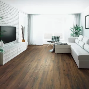 Laminate in a living room | Petersen's Carpet & Flooring