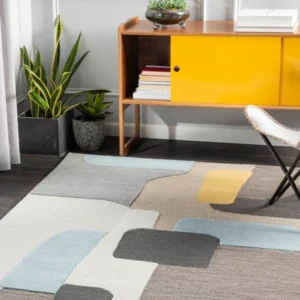 Geometric patterned area rug | Petersen's Carpet & Flooring