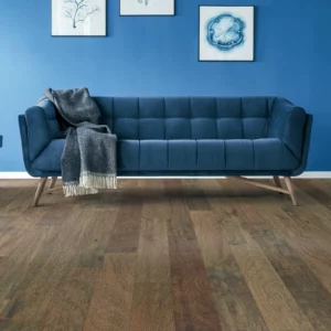 Hardwood flooring in a living room | Petersen's Carpet & Flooring