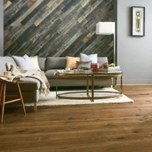 Hardwood flooring in living room | Petersen's Carpet & Flooring