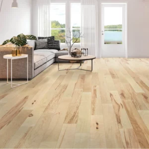 Luxury vinyl plank flooring in a living room | Petersen's Carpet & Flooring